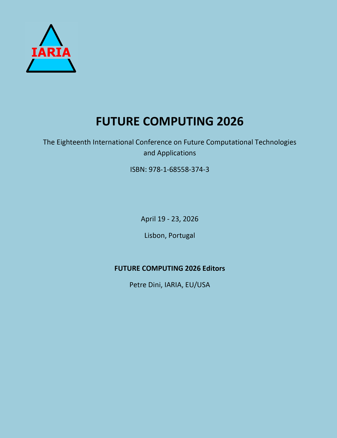 Decision Engineering Analysis Lab Member Steve Chan Publication at Future Computing 2026